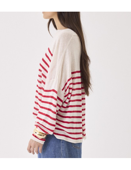 MAJESTIC FILATURES Pull en Lin Amore