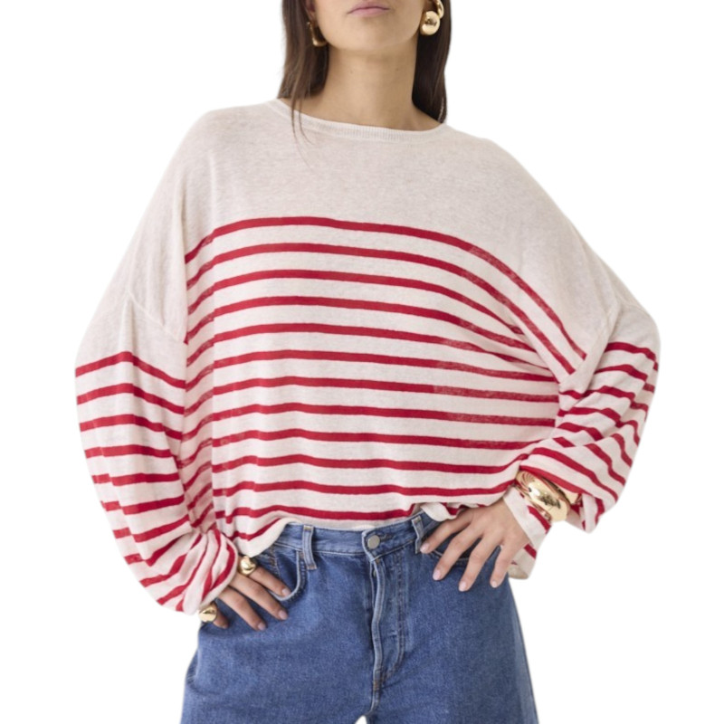 MAJESTIC FILATURES Pull en Lin Amore