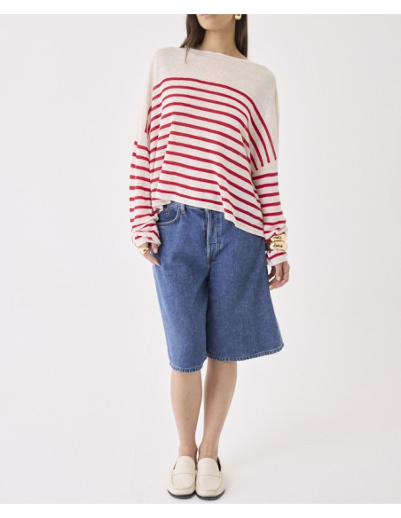 MAJESTIC FILATURES Pull en Lin Amore