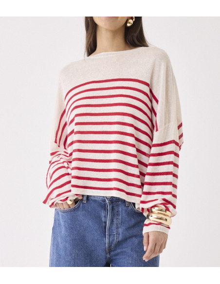 MAJESTIC FILATURES Pull en Lin Amore