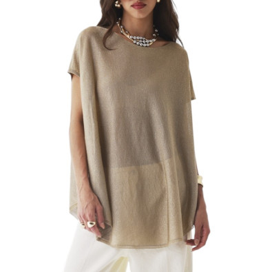 MAJESTIC FILATURES TOP maille fine Doré