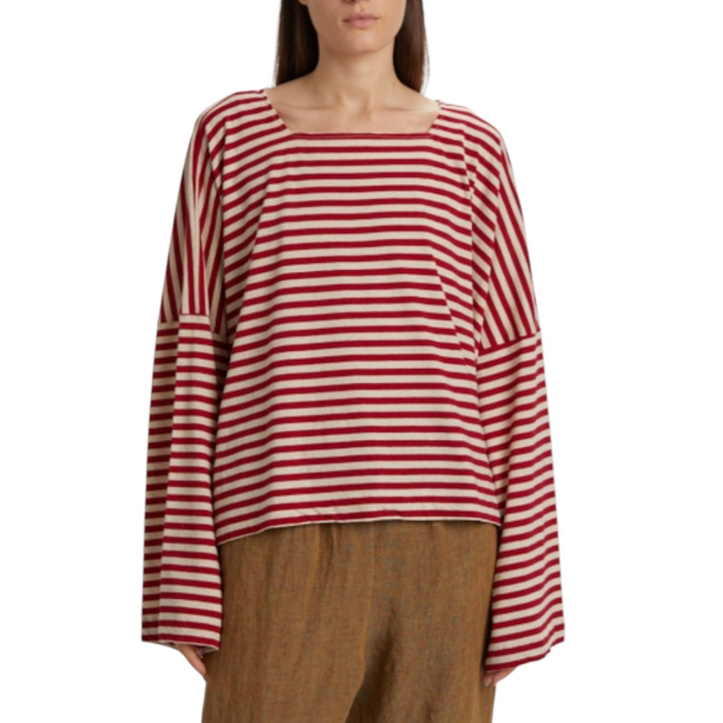 PHISIQUE DU ROLE T-Shirt Marinière Rouge