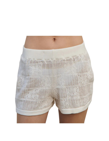 LA NOUVELLE Short CARLO Crochet Flower