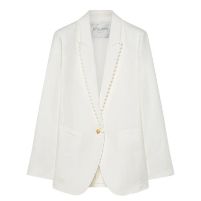 forte_forte Veste en Lin avec broderie