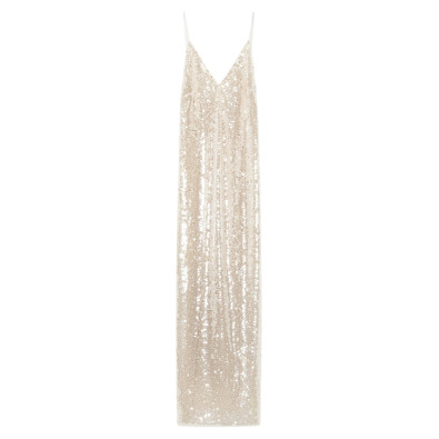 forte_forte Robe nuisette "liquid sequins"