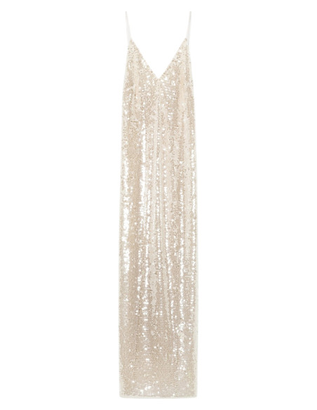 forte_forte Robe nuisette "liquid sequins"