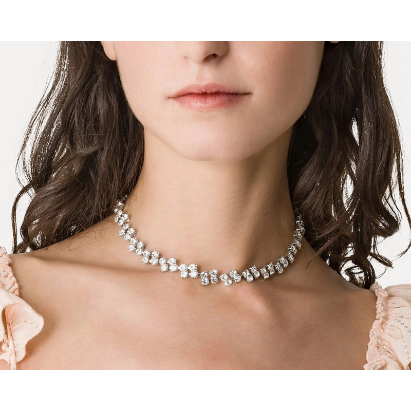 forte_forte Collier ras-de-cou à cristaux