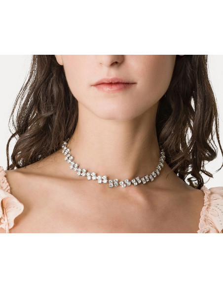 forte_forte Collier ras-de-cou à cristaux