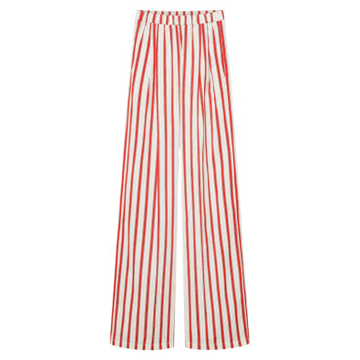 forte_forte Pantalon droit rayé