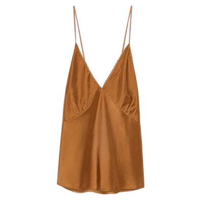 forte_forte Top en soie habotai avec broderie