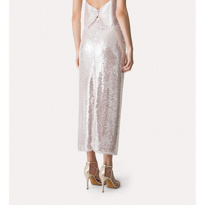 forte_forte Robe Jupe crayon "liquid sequins"