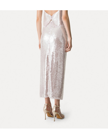 forte_forte Robe Jupe crayon "liquid sequins"