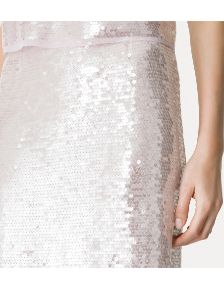 forte_forte Robe Jupe crayon "liquid sequins"