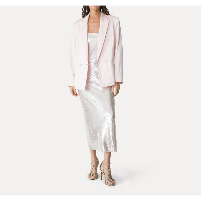 forte_forte Robe Jupe crayon "liquid sequins"