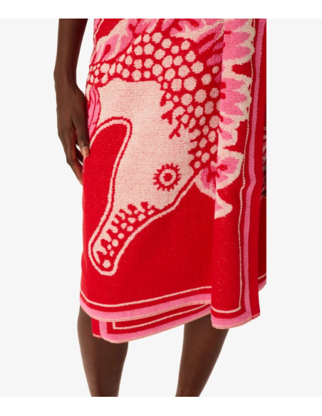INOUÏ EDITIONS Serviette de Plage IDRISS Rouge