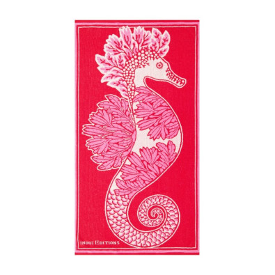 INOUÏ EDITIONS Serviette de Plage IDRISS Rouge