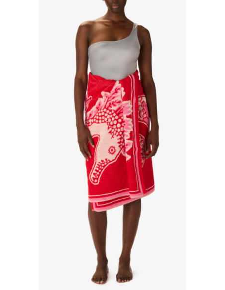 INOUÏ EDITIONS Serviette de Plage IDRISS Rouge