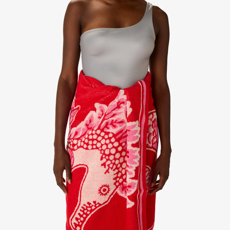 INOUÏ EDITIONS Serviette de Plage IDRISS Rouge