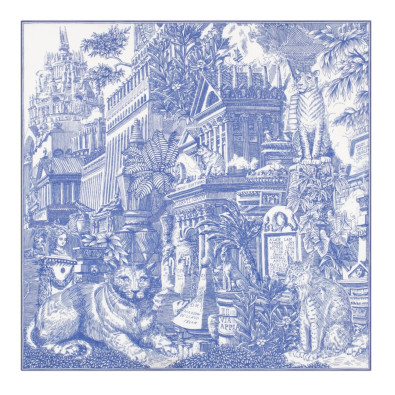 INOUÏ EDITIONS Carré PIRANESI Bleu