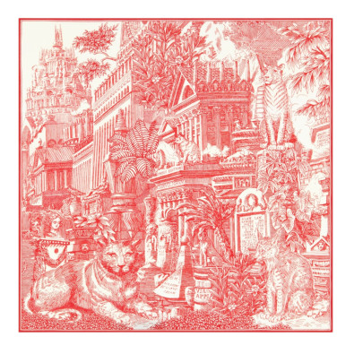 INOUÏ EDITIONS Carré PIRANESI Rouge