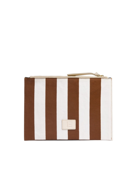 INOUÏ EDITIONS Pochette POSEIDON Marron