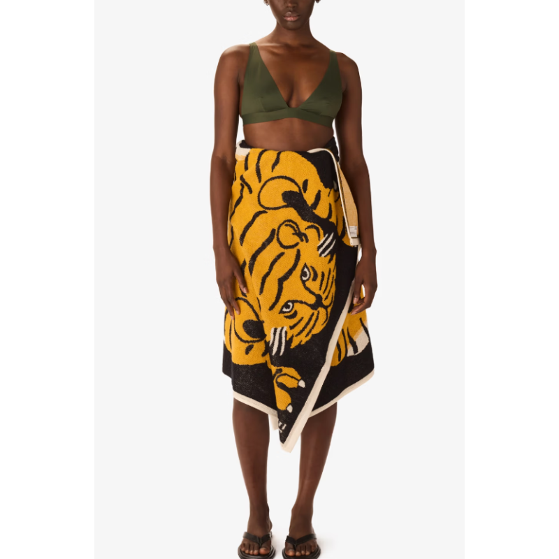 INOUÏ EDITIONS Serviette de Plage ROCKY Noir