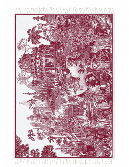 INOUÏ EDITIONS Fouta PIRANESI Rouge