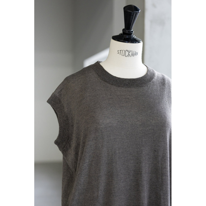 CT PLAGE Robe en Lin Marron