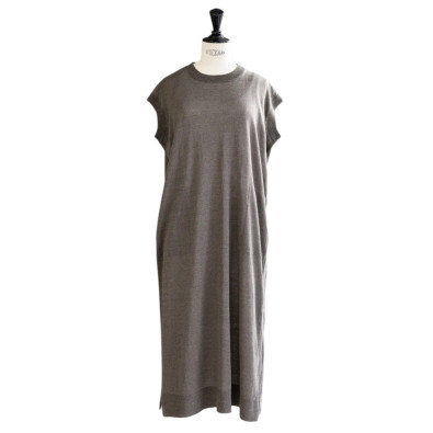 CT PLAGE Robe en Lin Marron