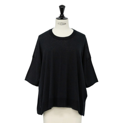 CT PLAGE T-Shirt en Coton et Soie