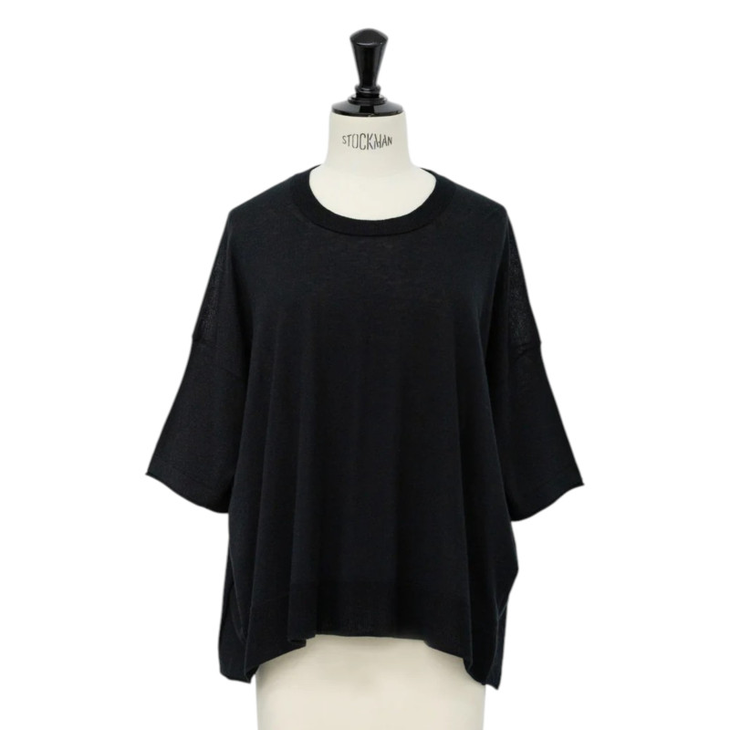 CT PLAGE T-Shirt en Coton et Soie