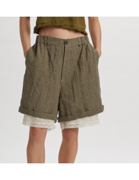 PHISIQUE DU ROLE bermuda carreaux