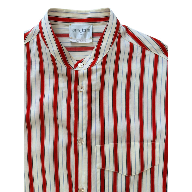 forte_forte Chemise oversize à fines rayures