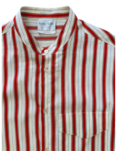 forte_forte Chemise oversize à fines rayures