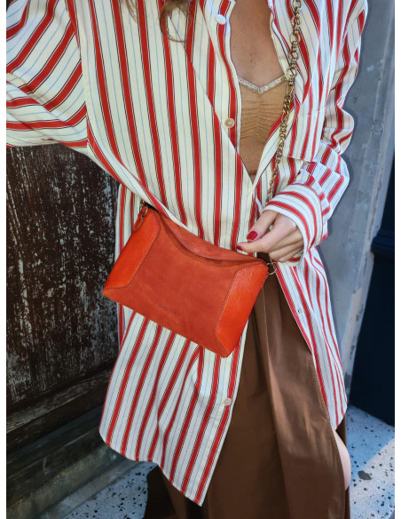 forte_forte Chemise oversize à fines rayures