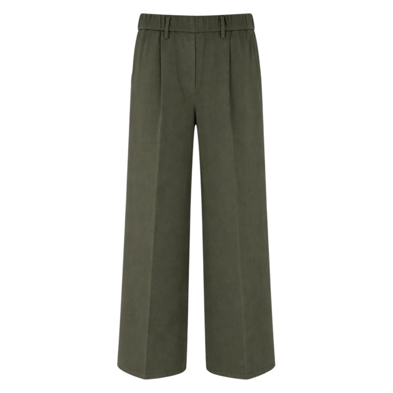 forte_forte Pantalon en twill fluide