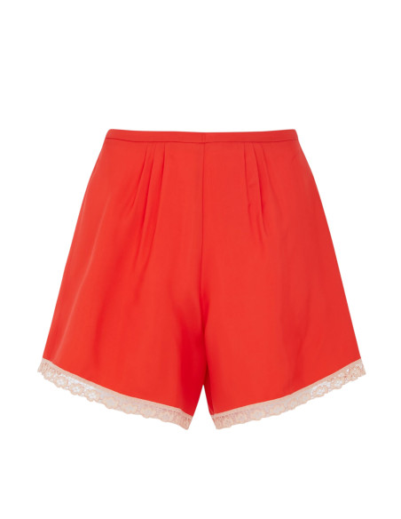 forte_forte Short en viscose et dentelle