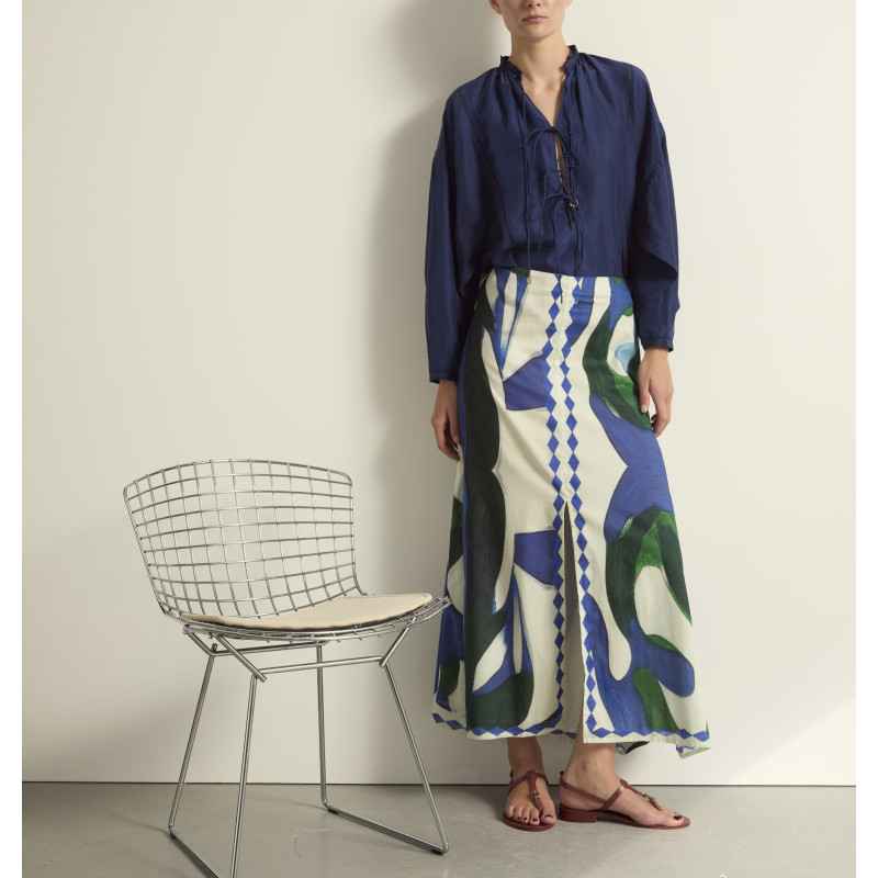 MARE DI LATTE Jupe PAO Cactus Lapis Blue