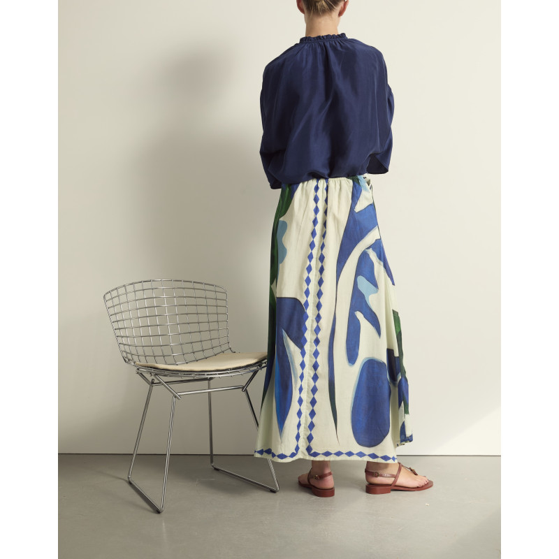 MARE DI LATTE Jupe PAO Cactus Lapis Blue