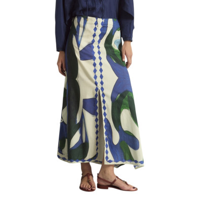 MARE DI LATTE Jupe PAO Cactus Lapis Blue