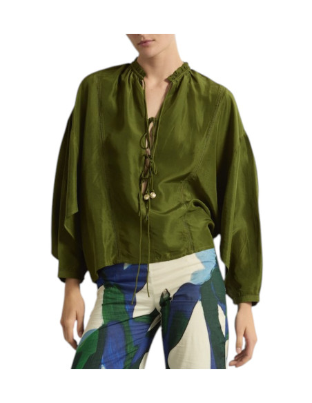 MARE DI LATTE Blouse MAUD Green Tea