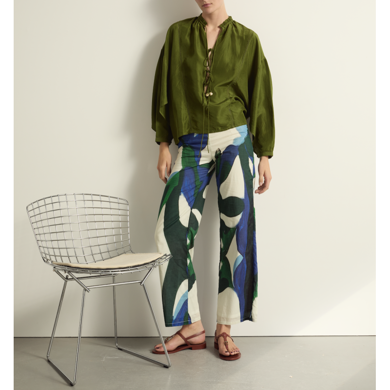 MARE DI LATTE Blouse MAUD Green Tea