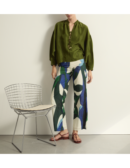 MARE DI LATTE Blouse MAUD Green Tea