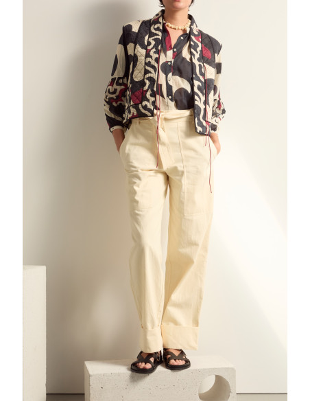 MARE DI LATTE Pantalon MARTINO Butter