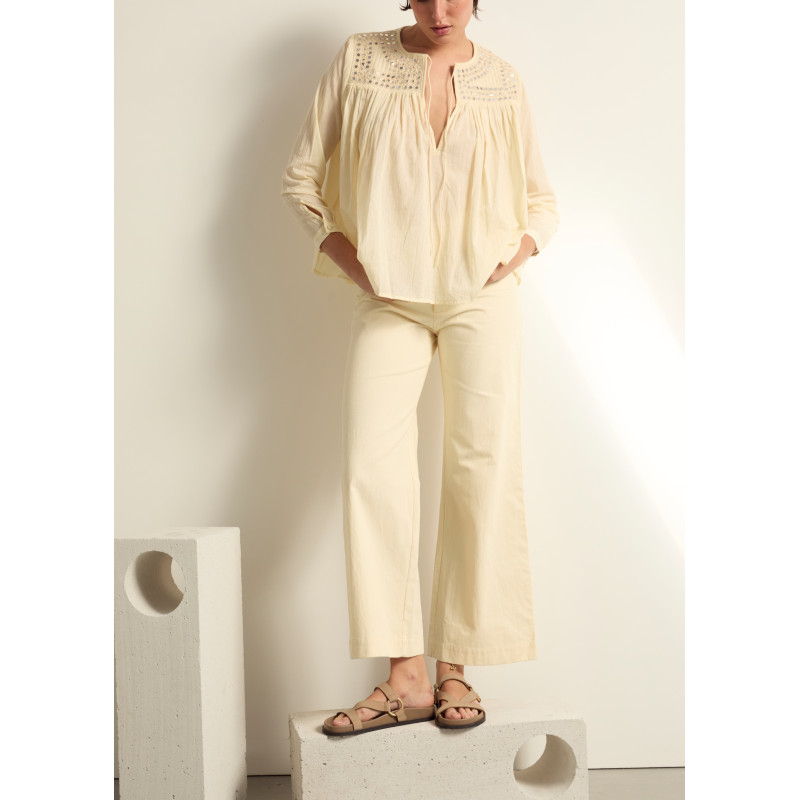 MARE DI LATTE Blouse LONY Butter