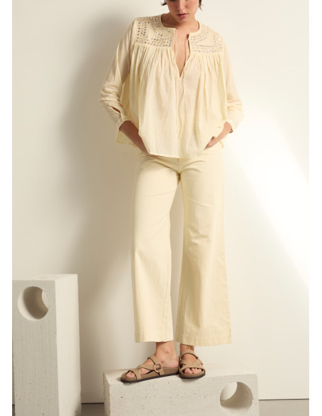 MARE DI LATTE Blouse LONY Butter