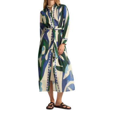 MARE DI LATTE Robe MURANO Cactus Lapis Blue