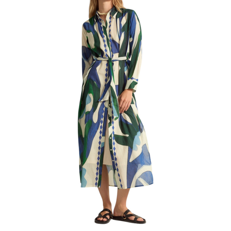 MARE DI LATTE Robe MURANO Cactus Lapis Blue