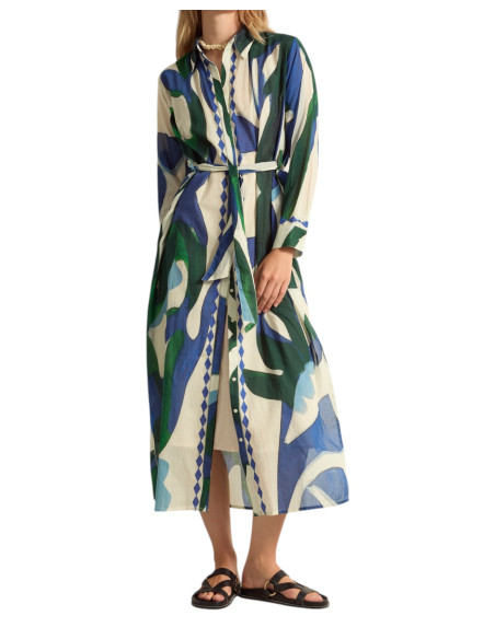 MARE DI LATTE Robe MURANO Cactus Lapis Blue