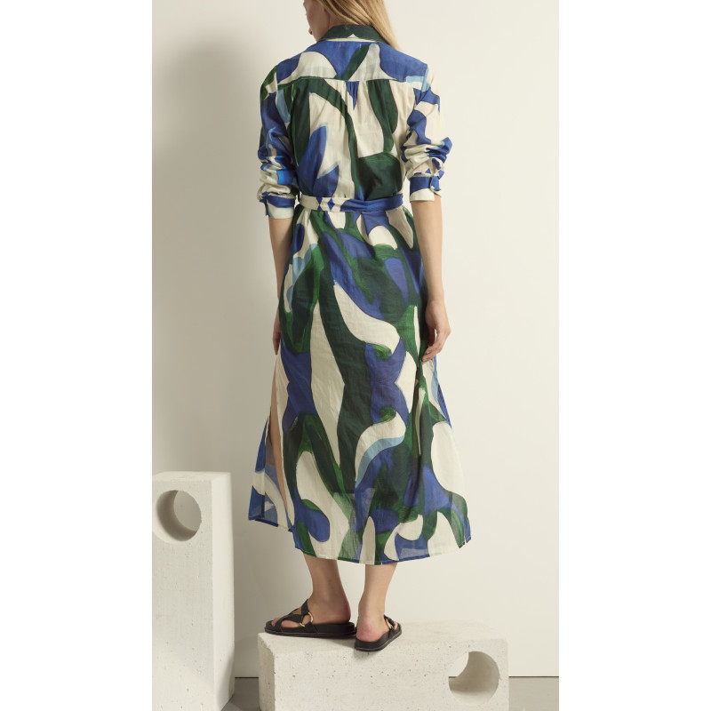 MARE DI LATTE Robe MURANO Cactus Lapis Blue